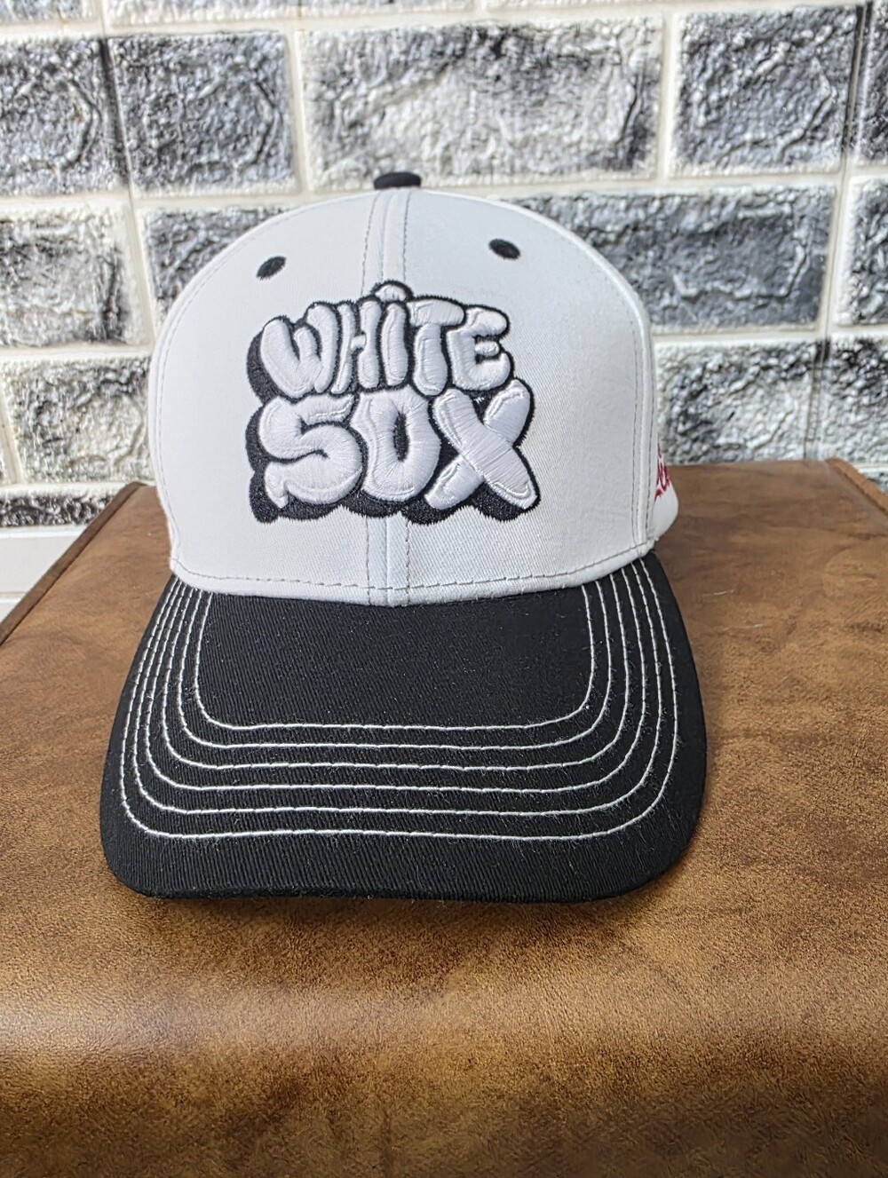 Coca Cola Unisex White/Black White Sox Baseball Cap